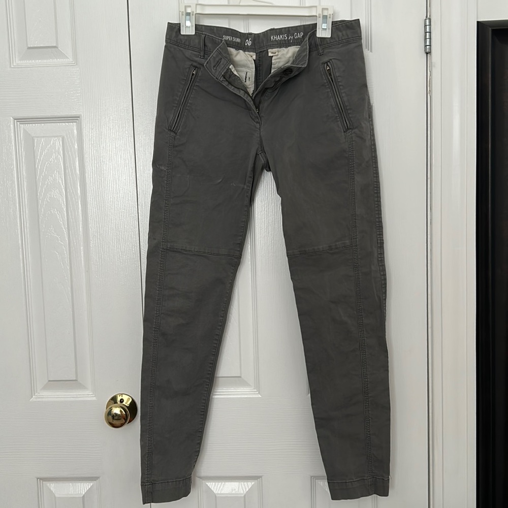 Super skinny khakis by gap